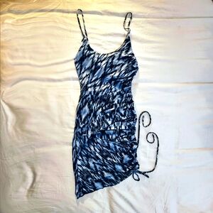 Small blue strappy dress